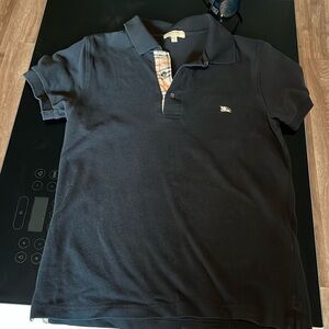 Burberry London black polo slim fit small